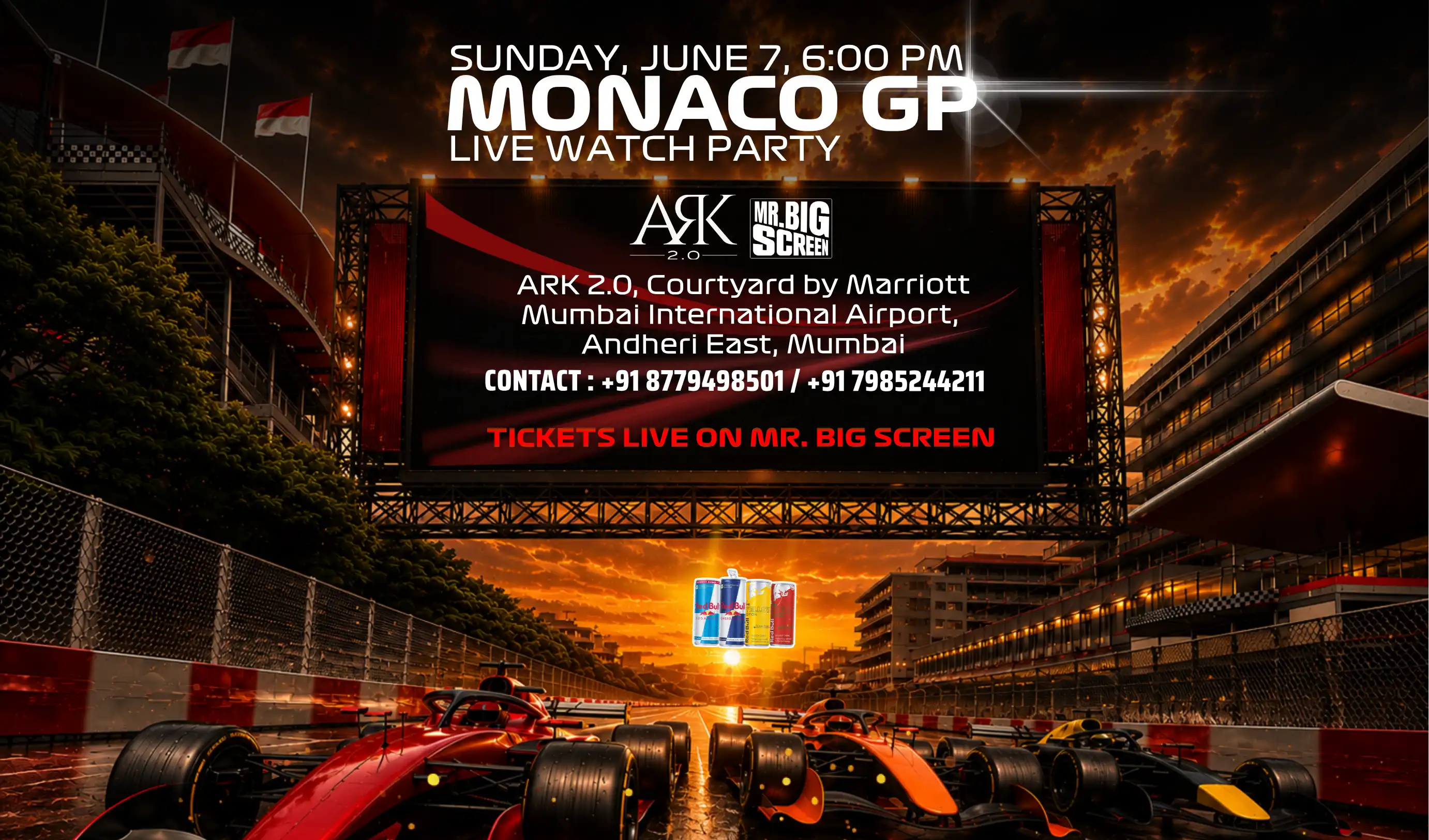 F1 Screening Monaco GP 2026- Ark2.0 Lounge, Andheri